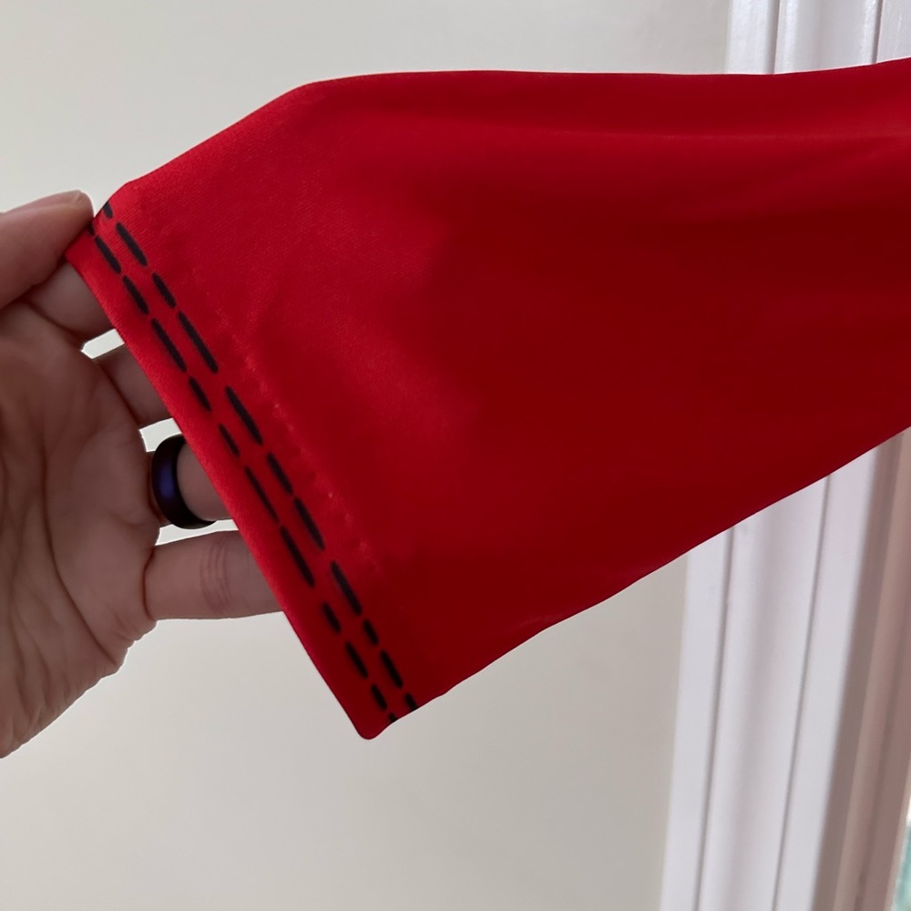 Vintage EUC Marc Jacobs Trompe L’oeil Red & Black Dress - Picture 4 of 6